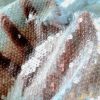 Tesatura cu paiete incolore - translucide pe suport de tulle elastic,  Bleu deschis - imagine 5