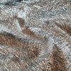 Tesatura gofrata - jacquard tip organza cu fir metalizat, Argintiu - imagine 2