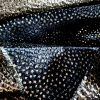 Tesatura jacquard cu buline aurii pe fond negru - imagine 4
