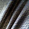 Țesătură Jacquard cu fir de lurex, Negru/Auriu - imagine 6