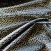 Țesătură Jacquard cu fir de lurex, Negru/Auriu - imagine 7