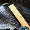 Țesătură Jacquard cu fir de lurex, Negru/Auriu - imagine 4