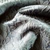 Tesatura jacquard - design floral, Gri - imagine 2