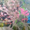 Tesatura plina jacquard - design floral supradimensionat, Multicolor - imagine 8