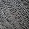 Tesatura  jacquard - design cu striatii reliefate, Negru - imagine 3