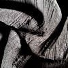 Tesatura  jacquard - design cu striatii reliefate, Negru - imagine 4