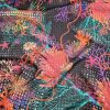 Jacquard din mătase naturala cu inserții de lurex - design Exotic,  Multicolor - imagine 7