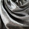 Țesătură jerse cu fir de lurex - design uni, Argintiu - imagine 2