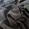 Tesatura plisata cu efect metalizat, Negru/Auriu antic