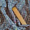 Stofa cu inserție fir lurex - design fantezie, multicolor - imagine 8