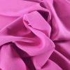 Stofa dublu crepe din lână - design uni, Cyclamen - imagine 3