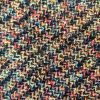 Stofa fantezie cu inserții împletite de fir lame , Multicolor - imagine 8