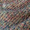Stofa fantezie cu inserții împletite de fir lame , Multicolor - imagine 5