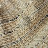 Stofa premium - design fantezie cu fir metalizat inserat, Bej/Auriu
