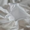 Tafta faille - tip hartie design uni , Ivoire