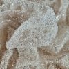 Broderie grea cu suprafața acoperita de mărgele cu perle si micropaiete- design luxury, Alb - imagine 2