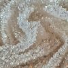 Broderie grea cu suprafața acoperita de mărgele cu perle si micropaiete- design luxury, Alb - imagine 4