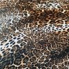 Catifea din fibre naturale  - Model Animal print, Maro Bej Negru - imagine 5