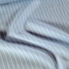Tesatura premium crepe de chine - matase naturala,  Bleu/Alb - imagine 3