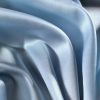 Tesatura din matase naturala -  crepe de chine cu față dublă -  design uni, Bleu - imagine 2