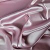 Tesatura crepe de chine din matase naturala - fata dublă design uni, Roz - Lila antic - imagine 5