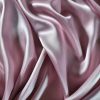 Tesatura crepe de chine din matase naturala - fata dublă design uni, Roz - Lila antic - imagine 3