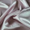 Tesatura crepe de chine din matase naturala - design uni, Lila prafuit - imagine 3