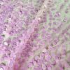 Tesatura cu paiete glamour pe suport de tulle elastic, Roz fondant - imagine 8