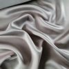 Tesatura naturală dublu crepe  cu fata dublă,  Grej/Gri - imagine 7