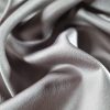 Tesatura naturală dublu crepe  cu fata dublă,  Grej/Gri - imagine 5