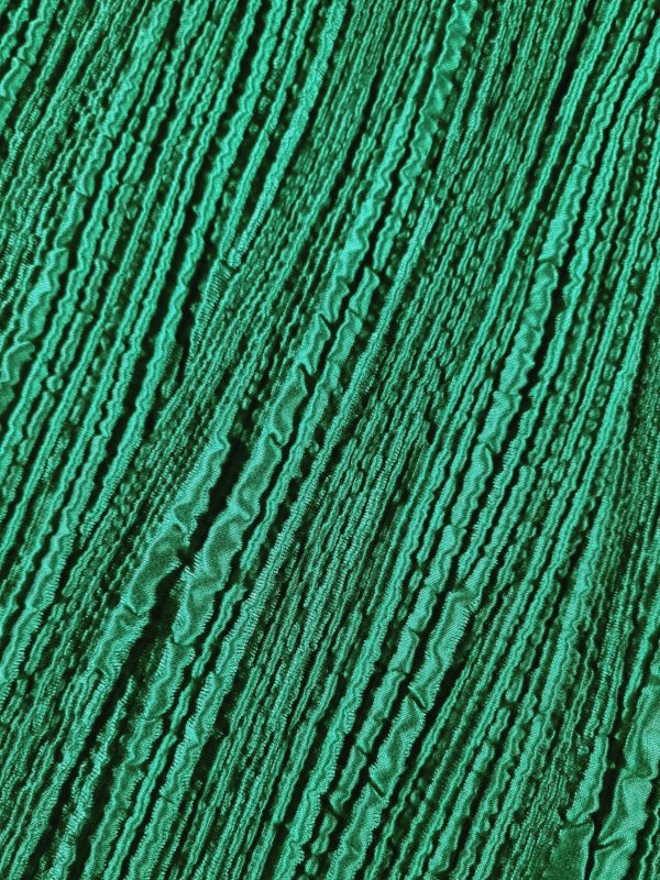 Tesatura Jacquard cu striatii reliefate, Verde - imagine 7