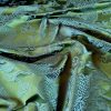 Tesatura Jacquard din fibre naturale  - design asiatic, Verde - imagine 4