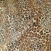 Tesatura din matase naturala - Design Animal Print, Maro Bej - galbui - imagine 6