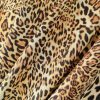 Tesatura din matase naturala - Design Animal Print, Maro Bej - galbui - imagine 7