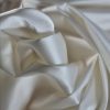 Tafta duchesse cu elastan - design uni, Ivoire