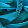 Tafta duchesse cu fata dublă - design uni, Verde / Turcoaz - imagine 9