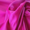 Tafta plina duchesse cu fata dublă usor satinata -  design uni, Cyclamen - imagine 2