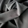 Tesatura crepe - fata dublă,  mata - satinata, design uni, Negru - imagine 2