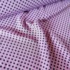 Tesatura din viscoza - crepe design buline , Roz zmeuriu Negru - imagine 7