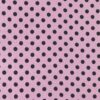 Tesatura din viscoza - crepe design buline , Roz zmeuriu Negru - imagine 8