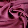Țesătură naturala uni - dublu crepe cu față dublă , Bordo - imagine 6