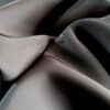 Țesătură dublu crepe din viscoza  - design uni, Negru