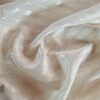 Tesatura de in cu micropaiete aplicate - design liniar, Ivoire