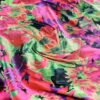Tesatura jacquard cameleon fata dublă - design exotic floral, Multicolor - imagine 10