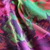 Tesatura jacquard cameleon fata dublă - design exotic floral, Multicolor - imagine 5