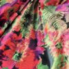 Tesatura jacquard cameleon fata dublă - design exotic floral, Multicolor - imagine 7