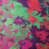 Tesatura jacquard cameleon fata dublă - design exotic floral, Multicolor - imagine 4
