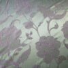 Tesatura jacquard  - design floral supradimensionat, Lila Gri pearl - imagine 5