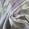 Tesatura jacquard  - design floral supradimensionat, Lila Gri pearl - imagine 4