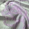 Tesatura jacquard  - design floral supradimensionat, Lila Gri pearl - imagine 6